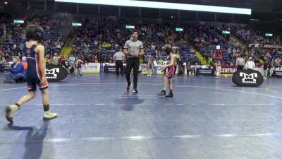 45 lbs Round Of 32 - Asa Toth, Methacton vs Lochlan Bender, Pittston Area