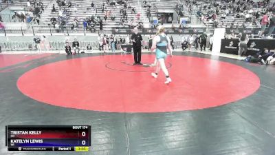 76 lbs Quarterfinal - Tristan Kelly, CO vs Katelyn Lewis, WI