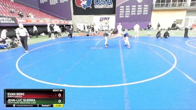 175 lbs Champ. Round 1 - Jean-luc Guerra, Team Idaho Wrestling Club vs Evan Berg, North Dakota