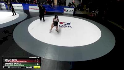 110 lbs Cons. Semi - Mia Sharp, Beaumont High School Wrestling vs Sierra Alamilla, California