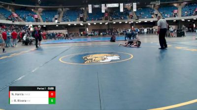 101 lbs Quarterfinal - Ruben Rivera, Normal West vs Nico Harris, Oswego East