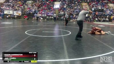 2 - 132 lbs Semifinal - Jake Yowell, Riverheads vs Mason Harrington, Virginia High