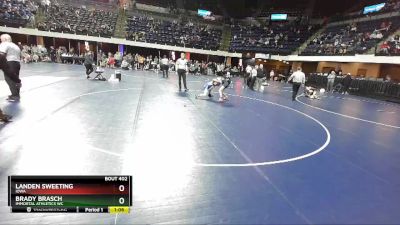 90 lbs Champ. Round 1 - Brady Brasch, Immortal Athletics WC vs Landen Sweeting, Iowa