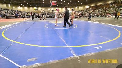 90 lbs Rr Rnd 3 - Giselle Urquizo, Atwater Wrestling vs Alexis Baker, Team Coalinga