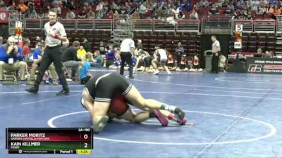 2A-190 lbs Quarterfinal - Parker Moritz, Garner-Hayfield/Ventura vs Kain Killmer, Perry