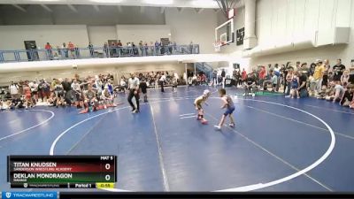 42-45 lbs Round 1 - Deklan Mondragon, Ravage vs Titan Knudsen, Sanderson Wrestling Academy