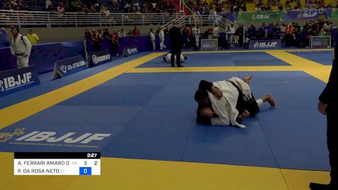 AUGUSTO FERRARI AMARO DE ANDRADE vs PEDRO DA ROSA NETO 2024 Brasileiro Jiu-Jitsu IBJJF