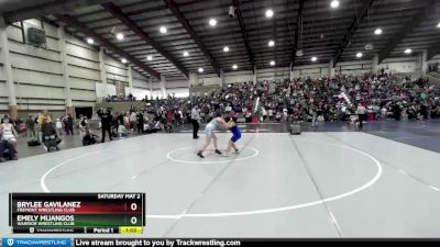 110+ Cons. Round 1 - Brylee Gavilanez, Fremont Wrestling Club vs Emely Mijangos, Warrior Wrestling Club