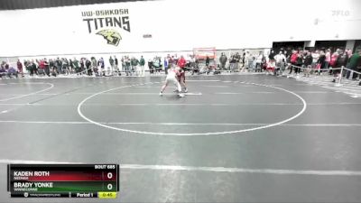 165 lbs Cons. Round 2 - Brady Yonke, Winneconne vs Kaden Roth, Neenah