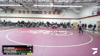 109 lbs Semifinal - Lily Serrano, Sacramento City College vs Tiffany Yanagi, Mt. San Antonio College