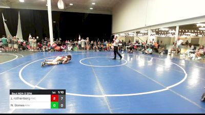 114 lbs Rr Rnd 3 - Zachary Rothenberg, Prime Wrestling Club Black vs Nathan Gomes, Kraken White