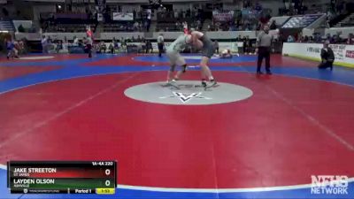 1A-4A 220 Quarterfinal - Layden Olson, Ashville vs Jake Streeton, St James