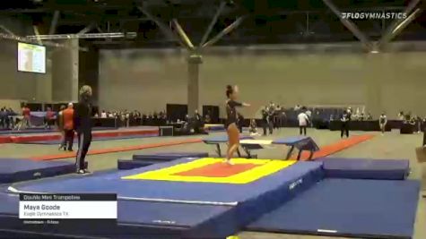 Maya Goode - Double Mini Trampoline, Eagle Gymnastics TX - 2021 USA Gymnastics Championships