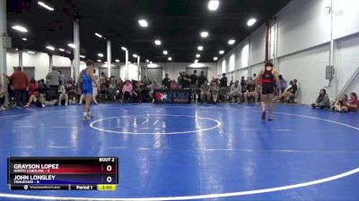 125 lbs Round 1 (4 Team) - Grayson Lopez, North Carolina vs John Longley, Tennessee