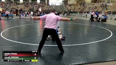 80 lbs Quarterfinal - James Strain, SDWA vs Caleb Shipman, Williamson Co Wrestling Club