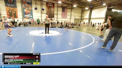 68 lbs Rd# 10- 4:00pm Saturday Final Pool - Brennan Hart, Team Michigan vs Brayden Kuhlman, Westshore D.S