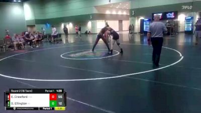 220 lbs Round 2 (16 Team) - Ethan Crawford, Genoa Wrestling vs Sultan Ellington, Wakulla