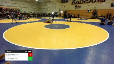 147 lbs Round Of 64 - Dominic Sanchez, Clovis West vs Devon Wells, Granite Hills-El Cajon