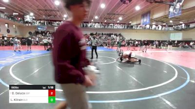 190 lbs Round Of 16 - Dante Deluca, Don Bosco Prep vs Liam Kilrain, Blair Academy