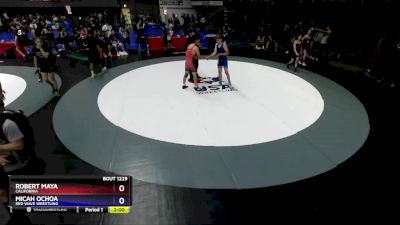 130 lbs Quarterfinal - Robert Maya, California vs Micah Ochoa, Red Wave Wrestling