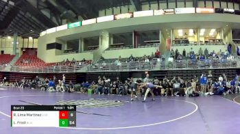 120 lbs Round 6 (8 Team) - Luke Frost, Blair vs Rafael Lima Martinez, Lincoln Southeast