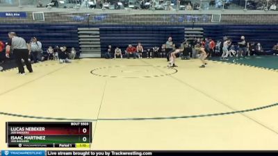 75 lbs Round 1 - Lucas Nebeker, 208 Badgers vs Isaac Martinez, 208 Badgers