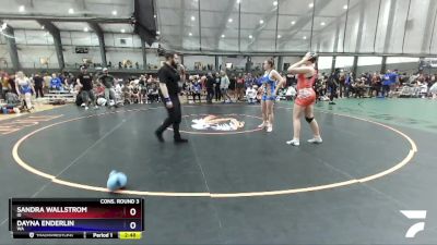 155 lbs Cons. Round 3 - Sandra Wallstrom, ID vs Dayna Enderlin, WA