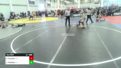 54 lbs Round Of 16 - Sebastian Escobar, Grindhouse WC vs Cruiz McBiles, AZ Heat WC