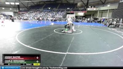 84 lbs Champ. Round 2 - Johnny Baxter, Punisher Wrestling Company vs Charlie Hernandez, Federal Way Spartans Wrestling