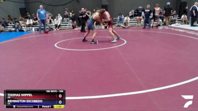 138 lbs Cons. Round 4 - Thomas Wippel, OR vs Remington Escobedo, CA