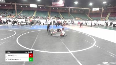 78 lbs Consolation - Jeremy Ramos, EP Enforcers vs Stevie Varela-Marquez, NM Beast