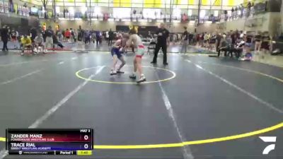 88 lbs Round 1 - Zander Manz, Powerhouse Wrestling Club vs Trace Rial, Sebolt Wrestling Academy