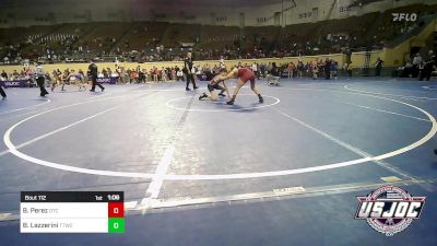 112 lbs Final - Braden Perez, Owasso Takedown Club vs Bradley Lazzerini, Team Tulsa Wrestling Club