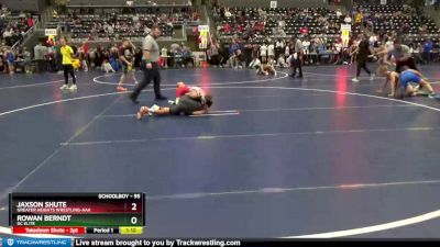 95 lbs Cons. Round 3 - Rowan Berndt, DC ELITE vs Jaxson Shute, Greater Heights Wrestling-AAA