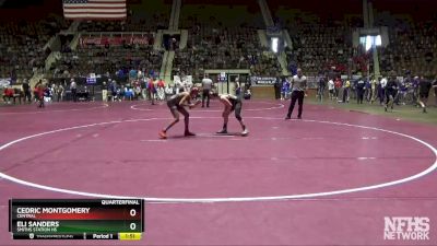 106 lbs Quarterfinal - Eli Sanders, Smiths Station Hs vs Cedric Montgomery, Central