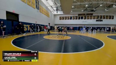 150 lbs Cons. Round 1 - Lucas Long, The Oakridge School vs William Taylor III, St. Mark`s School Of Texas