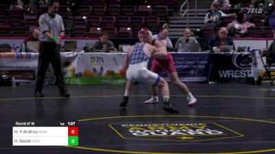 133 lbs Round Of 16 - Hayden Yacoviello-Andrus, Bermudian Springs vs Hunter Gould, Conneaut Area