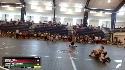 60/65 Round 1 - Wyatt Yeager(60), Warrior Ridge vs Brock Neel, NB Elite