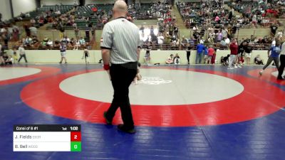 120 lbs Consi Of 8 #1 - Jacob Fields, Georgia vs Bryce Bell, Woodland Wrestling