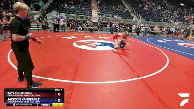 108 lbs Cons. Semi - Taylon Nelson, Eastside United Wrestling Club vs Jackson Vanderbilt, Eastside United Wrestling Club