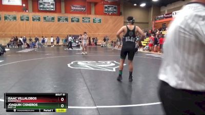 184 lbs Champ. Round 2 - Isaac Villalobos, Bakersfield vs Joaquin Cisneros, East LA