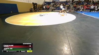 157 lbs Quarterfinal - Aaron Ask, Mead vs Chub Plank, Tonasket