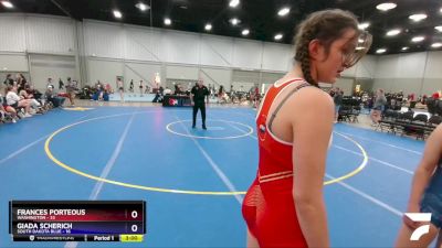 164 lbs Placement Matches (16 Team) - Kaylie Baker, Washington vs Marieda Kalahar, South Dakota Blue