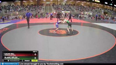 71 lbs Champ. Round 2 - Lucas Hill, Caveman Mat Club vs Blaine Welsh, Klamath Basin Warriors