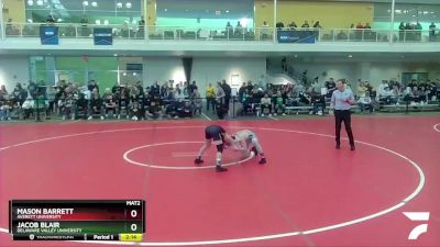 125 lbs 1st Place Match - Jacob Blair, Delaware Valley University vs Mason Barrett, Averett University