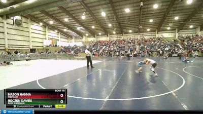 54 lbs Cons. Round 2 - Mason Hanna, Westlake vs Roczen Davies, Elite Wrestling