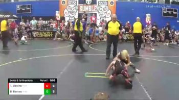 50 lbs Semis & 1st Wrestleback (8 Team) - Troy Blevins, Funky Fire vs Brantley Barnes, ARES Black