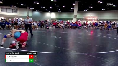 152 lbs Round 1 (16 Team) - Jonathon Malovich, Eaglecrest Raptors vs Lincoln Krull, Miamisburg