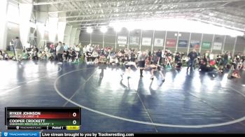 63 lbs Round 2 (4 Team) - Cooper Crockett, Sanderson Wrestling Academy vs Ryker Johnson, Warriors Of Christ