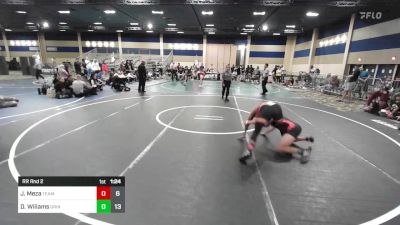 132 lbs Rr Rnd 2 - Jesse Meza, Team Oakdale vs Daniel Wiliams, Grindhouse WC